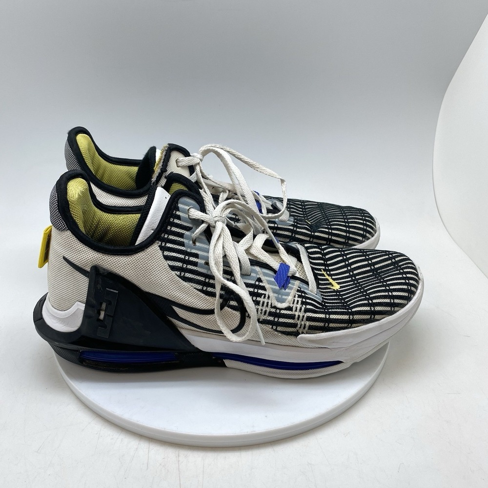 Nike LeBron Witness 6 Sneakers Mens 11 White Black Basketball Shoes CZ4052-100